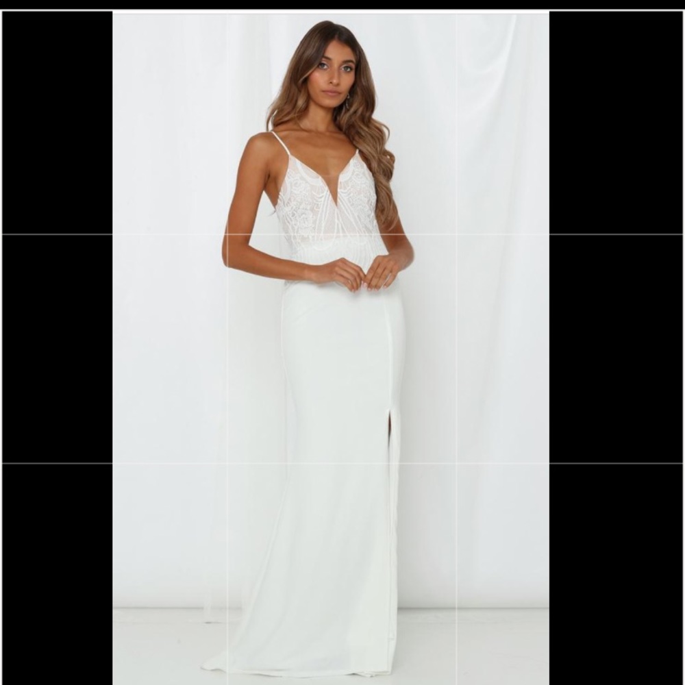 I come alive - bridal maxi NWT